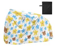 Cantoon Blue Yellow Stars Cute Bears Waterproof Covers for Bike with Lock Holes Anti Dust Rain Snow UV Storage Road Bike Cover Fits for Most accesorios para bicicletas