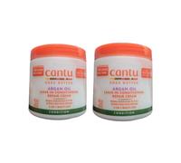 Cantu Argan Oil Leave-In Conditioning Repair Cream 453g Pack Of 2