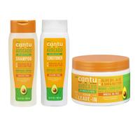 Cantu Avacado Hydrating Cream Shampoo, Conditioner And Leave-In Cream (Set Of 3)