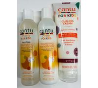 Cantu Care for Kids Nourishing Shampoo & Conditioner+ curling cream 8oz.