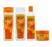 Cantu Cleansing Cream Shampoo + Conditioner + Curl Activator Cream + Define & Shine Custard"Set"