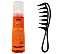 Cantu Curling Cream Bundle: Only Curls Hair Mousse, Curl Cream for Wavy Hair & Large Tooth Comb - Moisturise & Define Curls with Curl Mousse for Curly Hair (Packaging may vary)