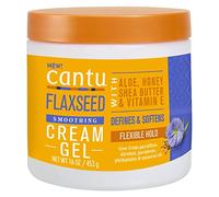 Cantu Flaxseed Cream Gel 16 Ounce Jar (Pack of 2)