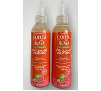 Cantu Guava Scalp Exfoliating Pre Cleanse Treatment 180ml X2 Pre Shampoo Curls