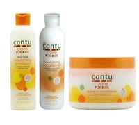 Cantu Kids Care Soft Care Textured Hair Shampoo+Conditioner+Leave-In Conditioner Set of 3