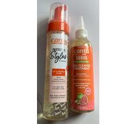 Cantu Protective Styles Set Refresh Foam & Cantu Pre Cleanse Exfoliate Scalp X2