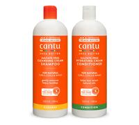 Cantu Shampoo & Conditioner with Shea Butter for Natural Hair 1L (Pack of 2)