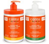 Cantu Shampoo & Conditioner with Shea Butter for Natural Hair 25 fl oz (Pack of 2)
