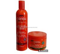 Cantu Shea Butter Hair Curl Activator Cream + Leave In Conditioning Cream