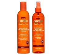 Cantu Shea Butter Hair Moisturizing Curl Activator Cream + Comeback Curl Next Day Curl Revitalizer 355 ml + 355 ml