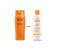 Cantu Shea Butter Moisturizing Cream Shampoo Made With 100% Pure Shea Butter (Safe For Relaxed,Natural And Coloured Hair 400ml