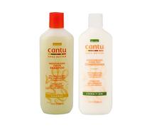Cantu Shea Butter Moisturizing Cream Shampoo & Rinse Out Conditioner 400 ml