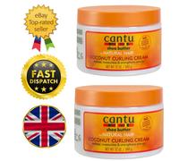 Cantu Shea Butter & Natural Hair Care Coconut Curling Cream 340g 12oz Pack of 2