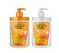 Cantu / Shea Butter / Sulfate Free Shampoo / Hydrating Cream Conditioner / Salon Size 25oz / Deal, 708.7 g (Pack of 1)