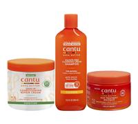 Cantu Sulfate-Free Shampoo, Leave-In Conditioning Cream & Deep Treatment Masque (Set Of 3)