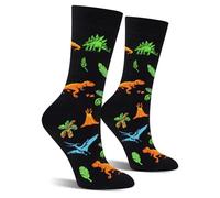 Cantustime Funny Dinosaur Socks for Women Teenage Girls - Novelty Gifts for Girlfriend Daughter Mom Dino Crazy Silly Cute Sock - Birthday Valentines Animal Fun Gifts for Christmas Stocking Fillers