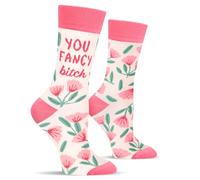 Cantustime Funny Socks for Women Teenage Girls - Valentines Birthday Easter Mothers Day Novelty Gifts for Girlfriend Crazy Silly Funky Flower Socks - Fun Gifts Christmas Stocking Stuffers