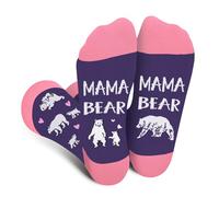 Cantustime MAMA BEAR Socks for Mother Women - Funny Novelty Mothers Day Birthday Valentines Fun Best Gifts Ideas for Mom Mama Mommy - Crazy Silly Cool Cute Sock Christmas Stocking Fillers