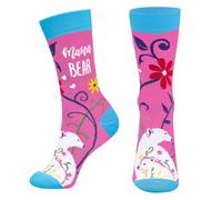 Cantustime MAMA BEAR Socks for Mother Women - Funny Novelty Mothers Day Birthday Valentines Fun Best Gifts Ideas for Mom Mama Mommy - Crazy Silly Cool Cute Sock Christmas Stocking Fillers