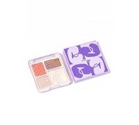 CANUSA 4-in-1 Contour Palette, Matte Bronzer, Shimmer Highlighter, Blush & Setting Powder, Buildable Long-Lasting Face Makeup for Sculpting, Vegan Cruelty-Free