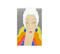 canva art Cover of the fashion magazine Art-Goût-Beauté (1928) fashion illustration in high resolution by Original from the Rijksmuseum. vintage print picture portrait painting 40X60cm Unframed