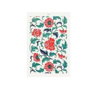 canva wall art large Red floral pattern, Examples of Chinese Ornament selected from objects in the South Kensington Museum and other collections by Owen Jones. wall art living room 58X90cm Unframed