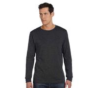 Canvas 3501 Men's 4.2 oz. Filmore Long-Sleeve T-Shirt - Dark Grey Heather - L (US)