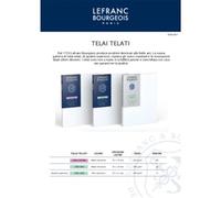 Canvas 92x65 100% Linen Thickness 19mm Classic Quality | Lefranc Bourgeois