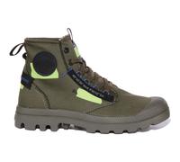 Canvas Ankle Boots in Olive - male - Palladium - Lace-up Boots - Green - 4 UK - Shoes 4 UK