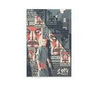 Canvas Art Vintage Posters 1984 George Orwell Poster Wall Art Picture Painting Poster Canvas Print Posters Artworks Room Decor 12x18inch(30x45cm)