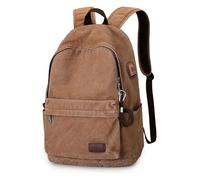 Canvas Backpack Lightweight Travel Daypack Student Rucksack Laptop Backpack