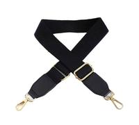 Canvas Bag Shoulder Strap 1Pc 3.8cm Canvas Cotton Bag Shoulder Strap 80-130cm Adjust Webbing Handbag Crossbody Replacement Bags Straps Accessory(Black,GunBlackBuckle-38mm)