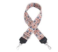 Canvas Bag Shoulder Strap 5cm Wide Retro Bag Strap Adjustable Shoulder Jacquard Cross Reducing Backpack Canvas For Crossbody Sac(FL16,LIGHT GOLD)