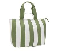 Canvas Beach Tote, Chic Storage 8.66x6.3 Inches Bag with Spacious Build, Sturdy Fabric Travel Pouch, Grocery Tote with Casual Style, Day Use Bag for Clothes and Sunscreen