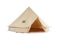 Canvas Bell Tent 4 m Canvas Bell Tent | Canvas Tent for Camping Breathable Tent Holds 6People