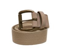 Urban Classics Eyelet Canvas Belt, Beige, L/XL