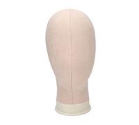 Canvas Block Wig Head for Mannequin Head With Head Pins Easy Installation Sturdy and Simulation Head Shape Universal Size