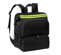 Canvas Cloth Backpack Tool Bag with Reinforced Shoulder Strap Woodworking Bag for Professional Repairs Backpack Tool