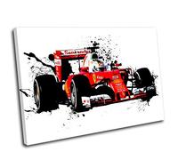 Canvas Culture - Sebastian Vettel Formula One Canvas Wall Art Print Picture 75 x 50cm