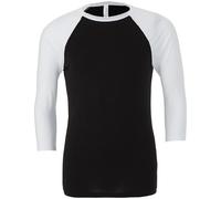 Canvas CV3200 Unisex 3/4 Sleeve Baseball T-Shirt Raglan Casual Slim Fit