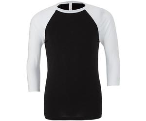 Canvas CV3200 Unisex 3/4 Sleeve Baseball T-Shirt Raglan Casual Slim Fit
