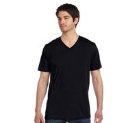 Canvas Delancey Short Sleeve V-neck T-shirt - 3005 (Black / XL)