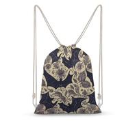 Canvas Drawstring Backpack Pull String Bags Bat Print Drawstring Backpack Bag for Women Men Sports Gym