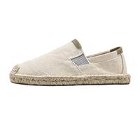Canvas Espadrille Shoes for Men,Mens Canvas Slip On Casual Pumps,Men's Flat Espadrilles,Lightweight,Easy to Put On and Take Off,for Walking,Playing at The Beach,Shopping