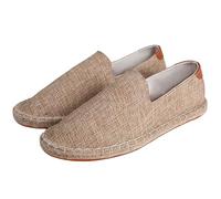 Canvas Espadrille Shoes for Men,Men's Flat Espadrilles,Mens Canvas Slip Ons Pumps,Comfortable,Wear Resistant,Skin Friendly,for Beach Or After Get Off Work and Entertainment