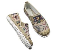 Canvas Espadrille Shoes for Men,Men's Slip On Casual Flat Espadrilles,Canvas Mens Slip in Shoes,Stable,Shock Absorbing,for Beach Or After Get Off Work and Entertainment