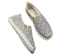 Canvas Espadrille Shoes for Men,Men's Slip On Casual Flat Espadrilles,Canvas Mens Slip in Shoes,Stable,Shock Absorbing,for Beach Or After Get Off Work and Entertainment