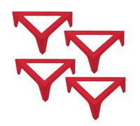 Canvas Feet Risers - Triangular Support Holder for Artists | Four Pack Painting Pyramids with Pointed Tips & Nesting Design for Students, Home, School and Studio