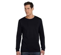 Bella+Canvas T-shirt Filmore 3501 – Long Sleeve Crewneck – Black M