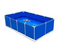 Canvas Fish Pond, Collapsible Water Storage Tank, Rectangular Goldfish Tank, Aquarium Fish Water Tank With T-Shaped Steel Frame(1x1x0.5cm)